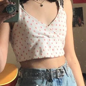 Strawberry crop top